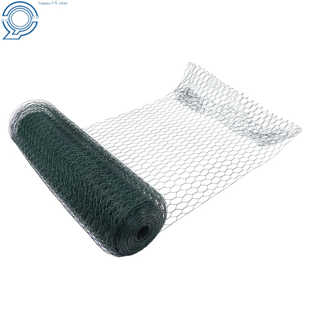 24In Green Chicken Wire Fencing for Poultry Netting (PVC Coated)