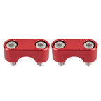2pcs Red Handlebar Clamp Cover for Honda CRF300L Rally (2021–2024)