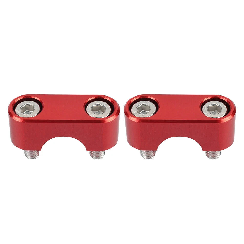 2pcs Red Handlebar Clamp Cover for Honda CRF300L Rally (2021–2024)