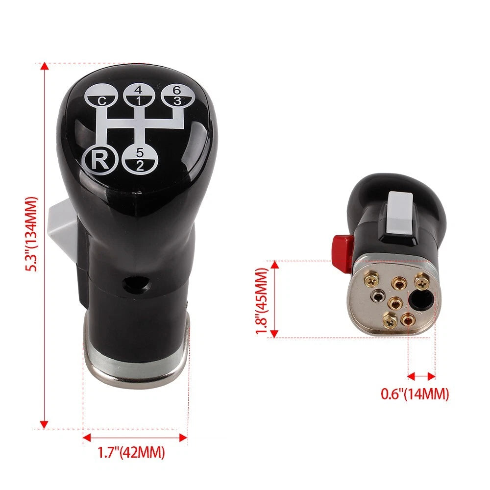 6 Speed Gear Shift Lever Knob 1655853 for Volvo FH FM Truck