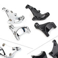 2X Rear Footrest Peg Mount Bracket for Harley Sportster XL1200C (2014–2021)
