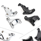 2X Rear Footrest Peg Mount Bracket for Harley Sportster XL1200C (2014–2021)