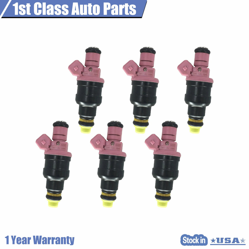 Set of 6 Fuel Injectors for Dodge Ram 1500, Dakota (1997–2004)