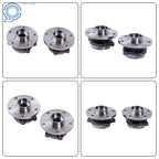 2X Front Wheel Hub & Bearing Assembly for Volkswagen Passat Jetta Tiguan