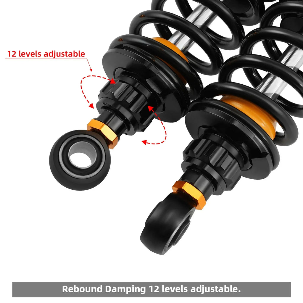 Remote Reservoir Rear Shocks for Harley Road Glide (2014 - 2025)