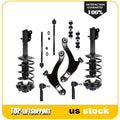 Front Shock Strut Lower Control Arm Ball Joint Tie Rod Kit for Dodge Neon
