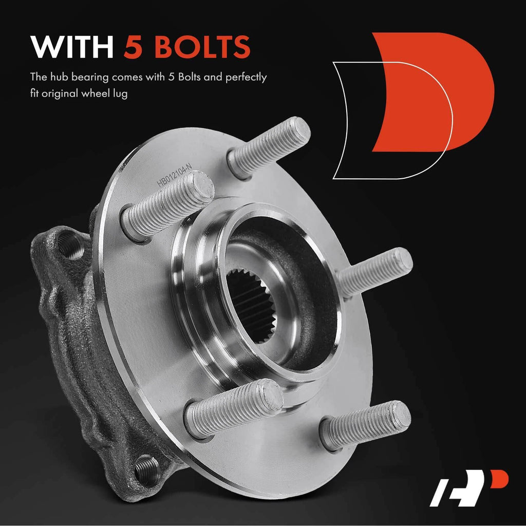 2X Rear Wheel Hub & Bearing Assembly for Mitsubishi Outlander Lancer (2003–2023)
