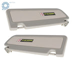 Set of 2 Gray Sun Visors for Honda Civic (2006–2011)