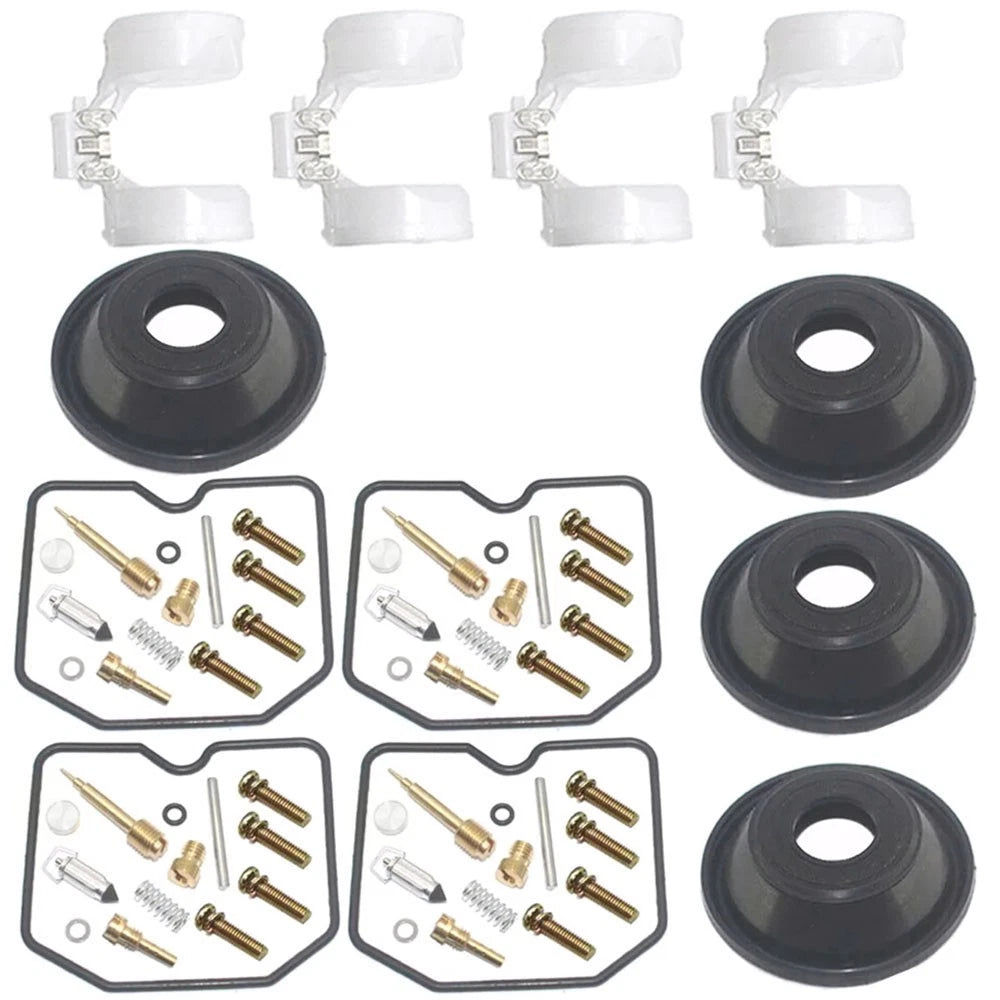 4X Carburetor Kit Diaphragm Plunger for Kawasaki EN500 (1996–2009)