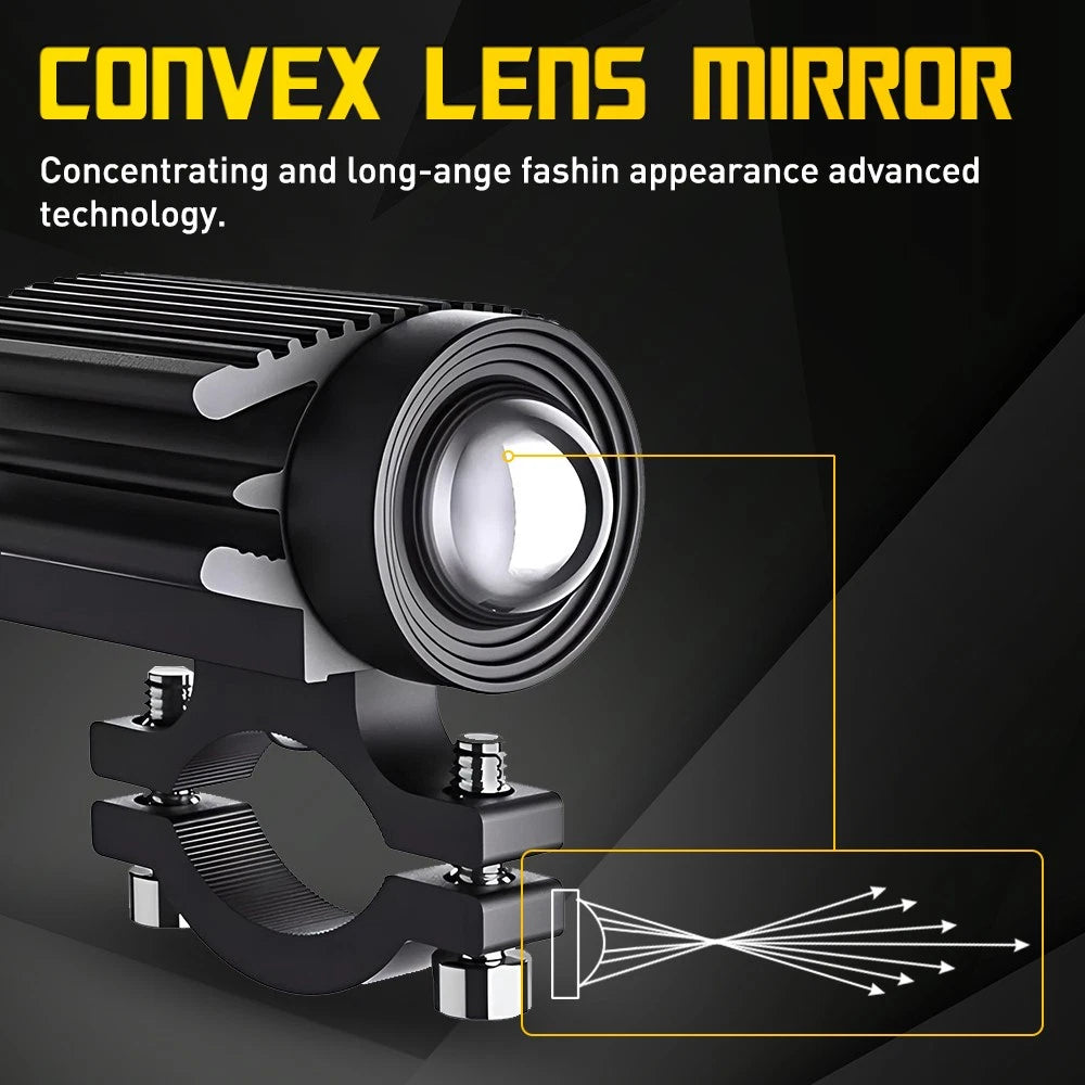 Pair LED Motorcycle Headlights for Motorcycle