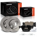 Rear Disc Brake Rotors & Ceramic Pads for BMW 750i 2006–2008