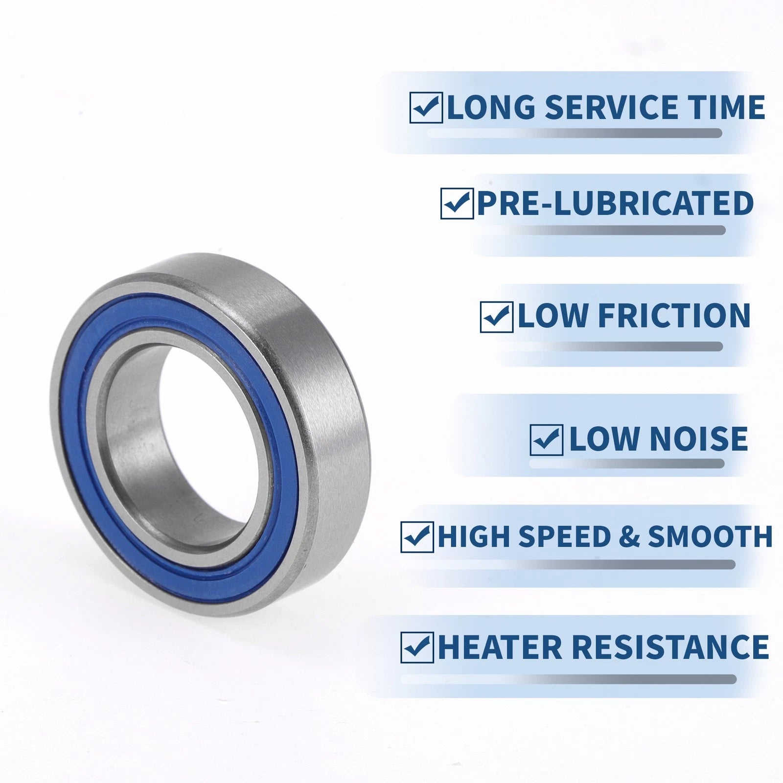 Deep Groove Ball Bearing 15x26x7mm for Scooter Skateboard (15267-2RS)