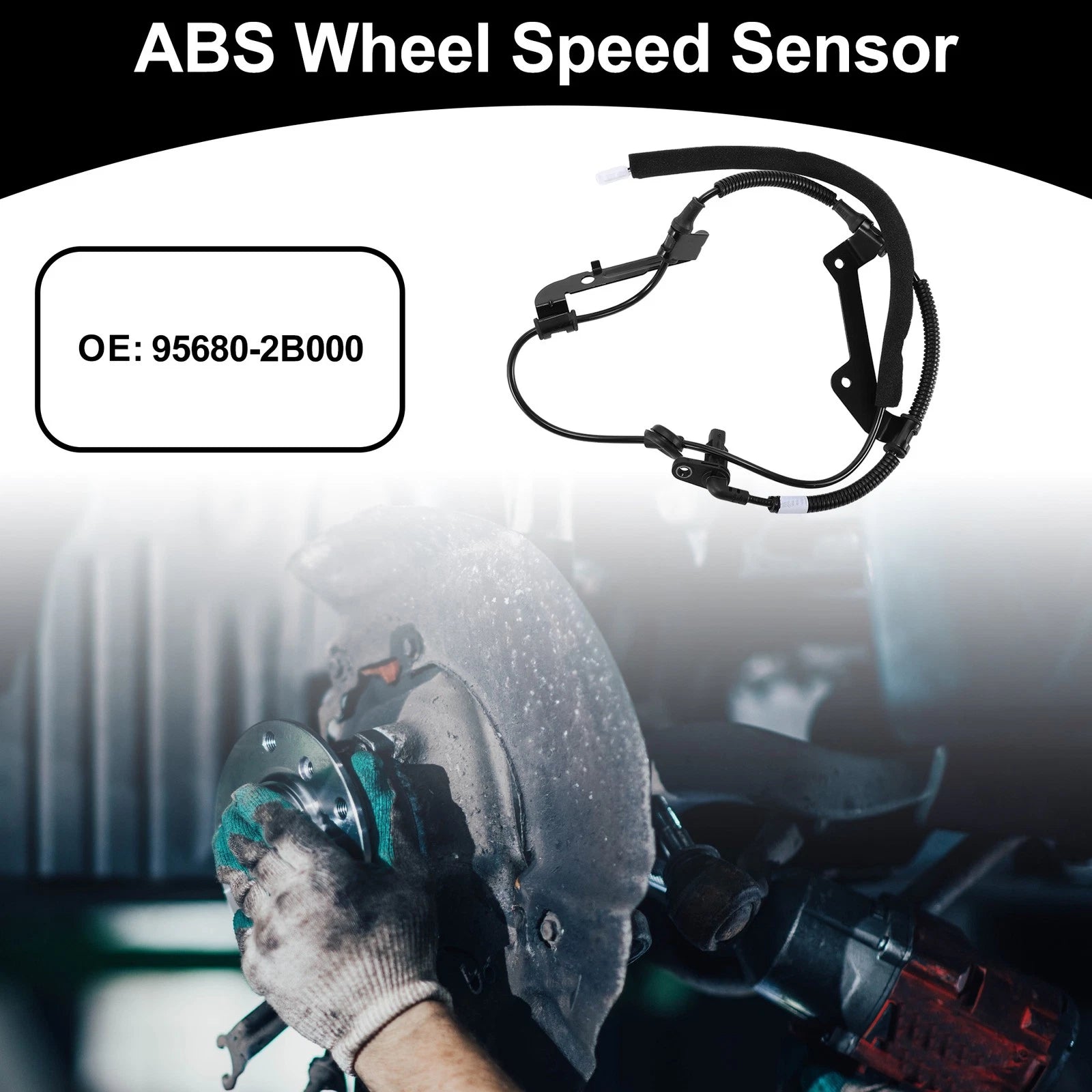 ABS Wheel Speed Sensor No. 95680-2B000 for Hyundai Santa Fe (2013–2018)