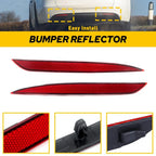 2X Tail Rear Bumper Lights Reflector for Tesla Model Y (2020–2023)