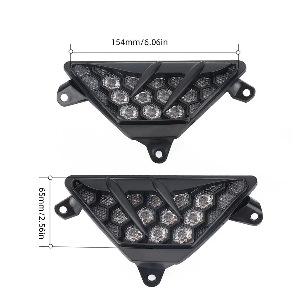 LED Turn Signal Lights for Kawasaki Ninja 650 EX650 ZX4R ZX4 RR ZX25R