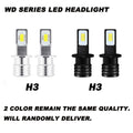 2X H3 Yellow LED Fog Light Bulbs for AUXITO (3000K)