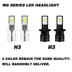 2X H3 Yellow LED Fog Light Bulbs for AUXITO (3000K)
