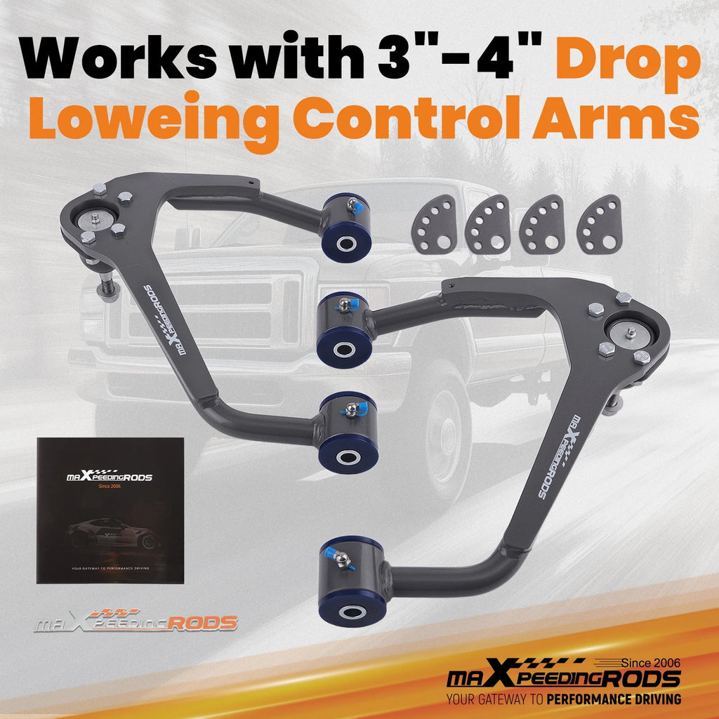 2X Upper Drop Alignment Control Arms Drop Kit for Silverado Sierra 1500 (2007–2015)