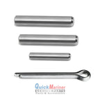 Prop Shear Pin Cotter Pin Key Kit for Nissan Tohatsu Outboard (MFS 2-3.5 HP)