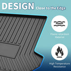 Flat Face Cargo Liner Rear Trunk Mat for Kia Sportage (2017–2022) TPE