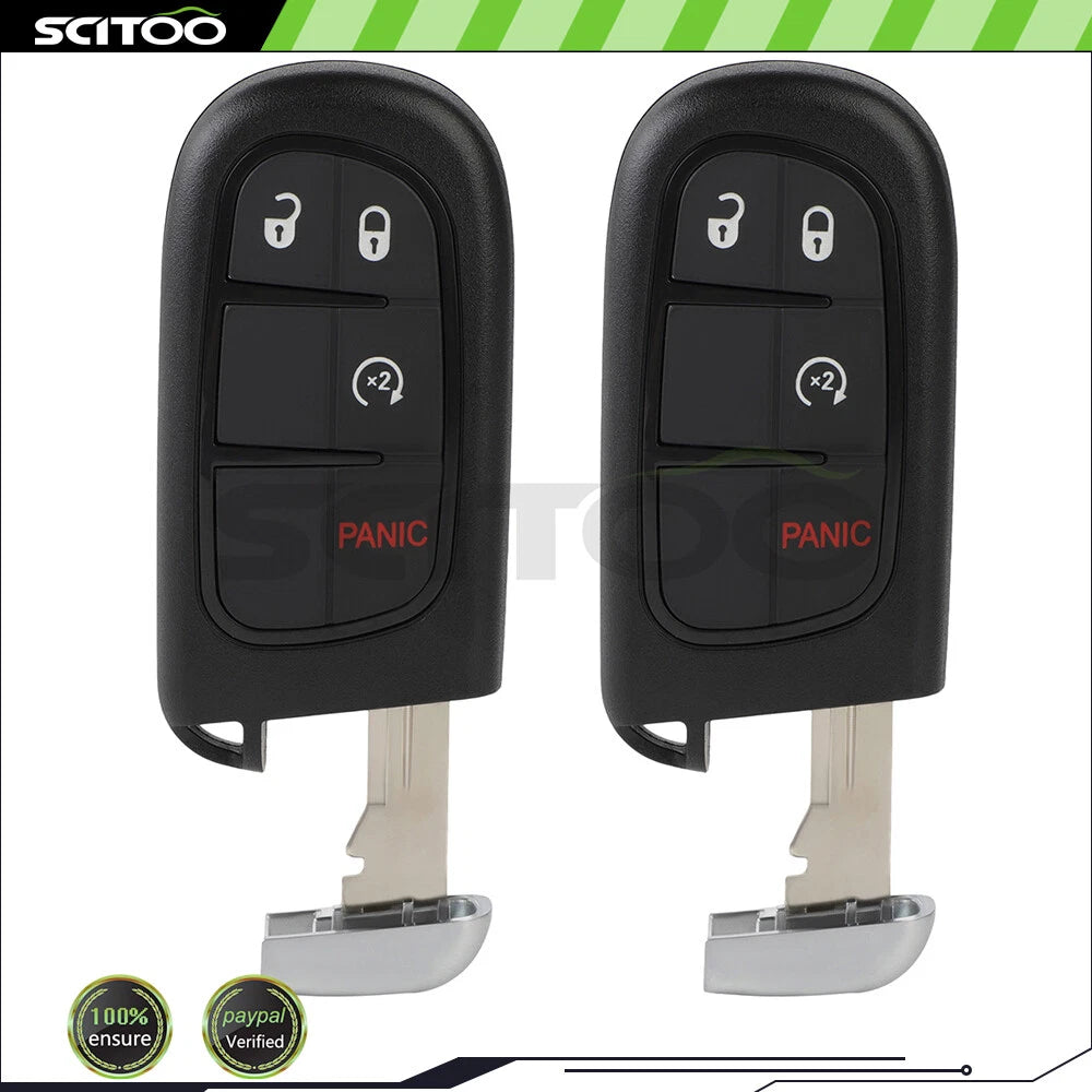 2 Keyless Entry Remote Fobs for Ram 1500 2500 3500 (2014–2019)