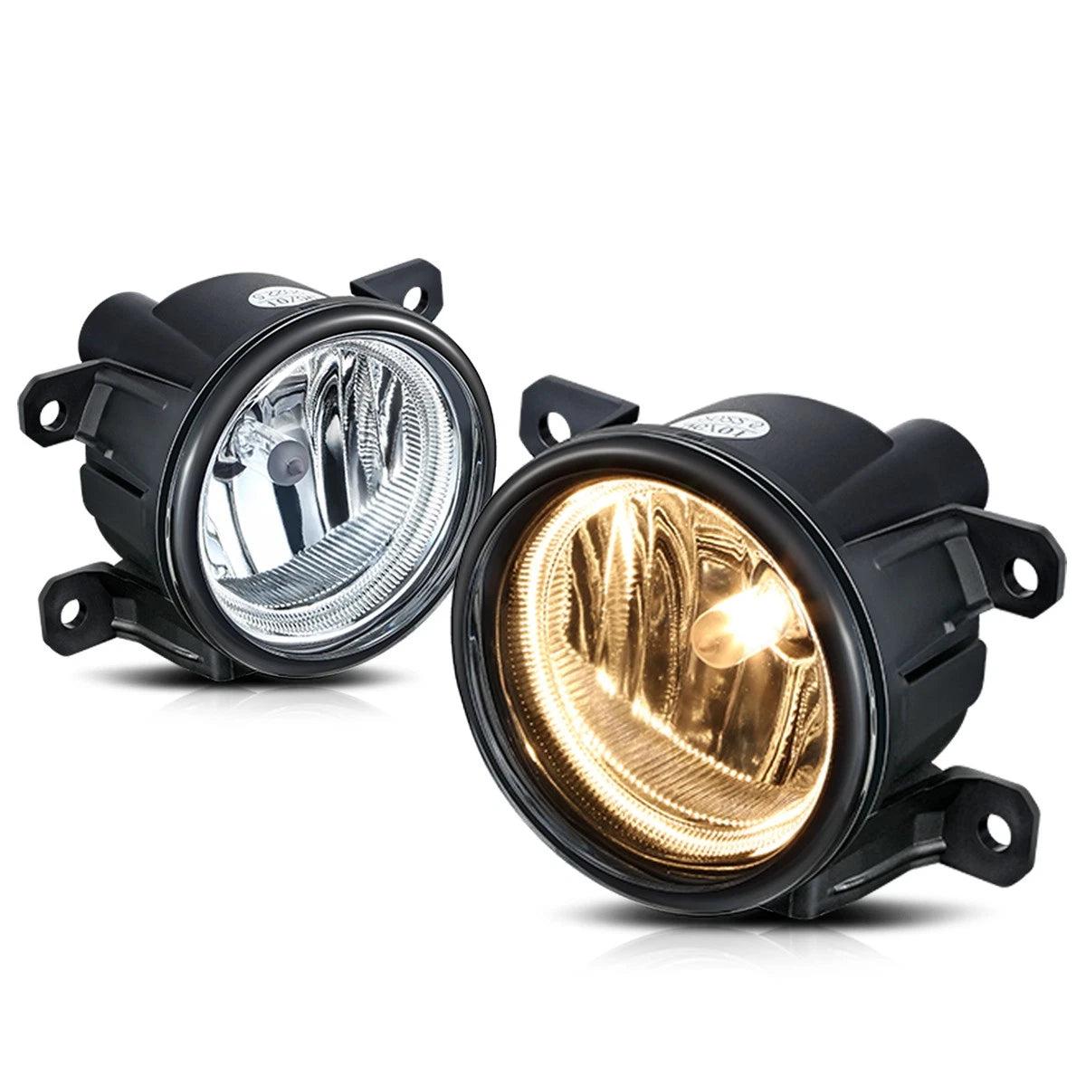 Set of 2 Clear Lens Front Driving Fog Lights for Honda Accord/Civic/Fit (2013–2021)