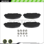 4x Ceramic Brake Pads for Scion tC (2011–2016) & Toyota RAV4 XLE (2016–2018)