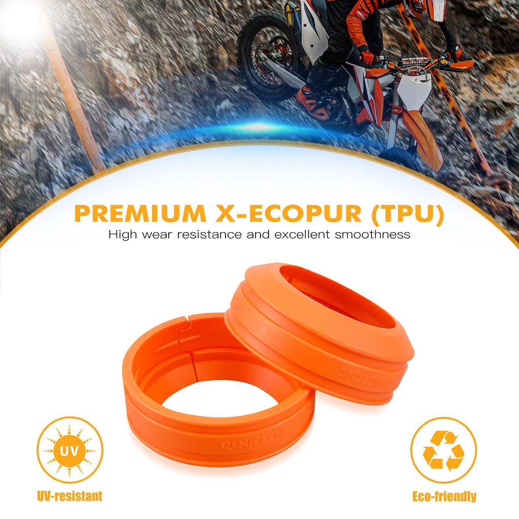 Front Fork Mud Scraper for KTM 125 250 300 350 450 500 EXC F SX SXF XC XCF (2004–2024)