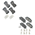 Akebono ProACT Front & Rear Ceramic Disc Brake Pad Kit for Canyon Colorado (2015–2022)