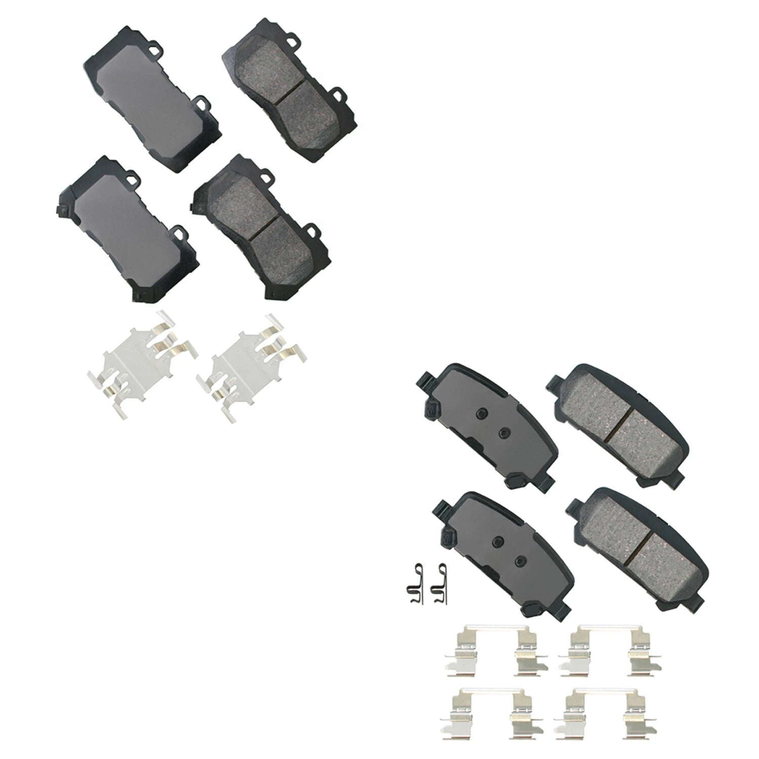 Akebono ProACT Front & Rear Ceramic Disc Brake Pad Kit for Canyon Colorado (2015–2022)