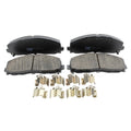 Set of 4 TRW Pro Front Ceramic Brake Pads & Clips for Chrysler Dodge Ram Jeep
