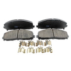 Set of 4 TRW Pro Front Ceramic Brake Pads & Clips for Chrysler Dodge Ram Jeep
