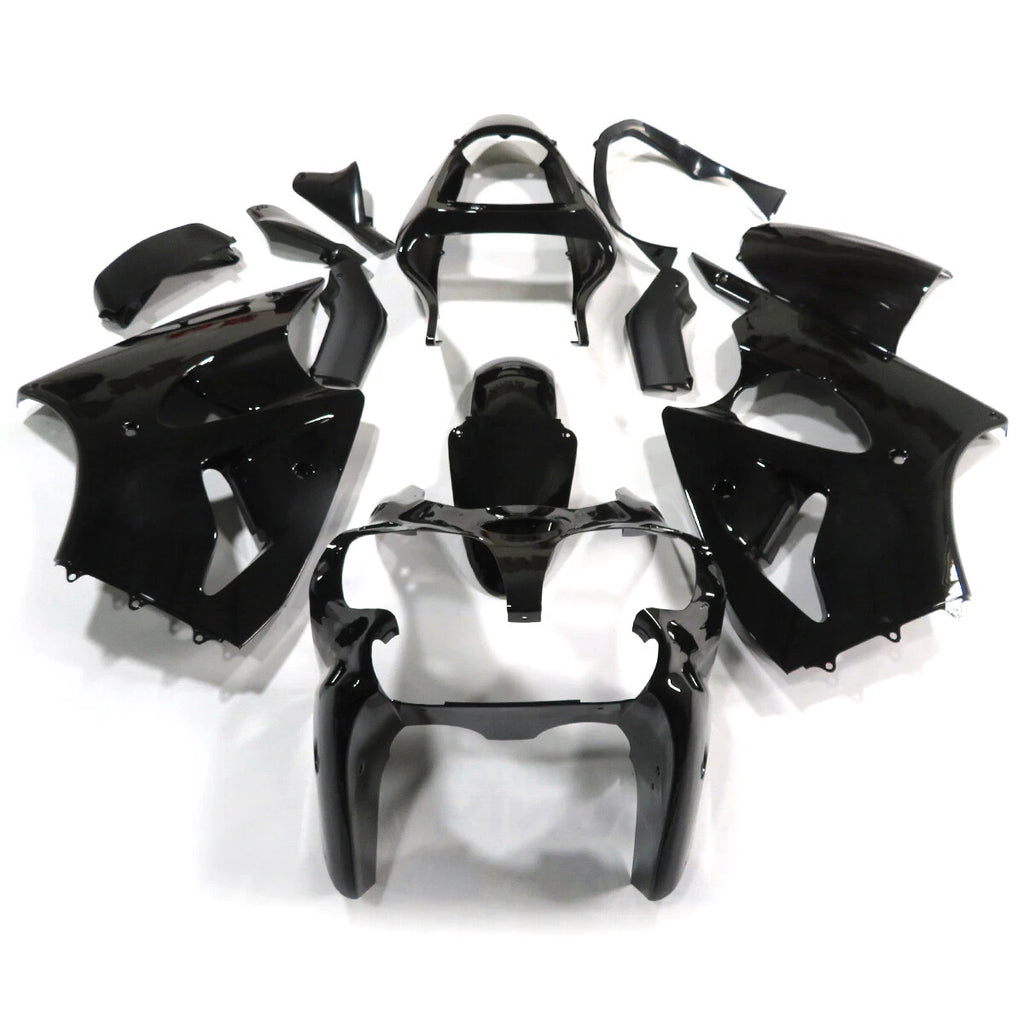 Gloss Black ABS Fairing Kit for Kawasaki Ninja ZX-6R (2000–2002)