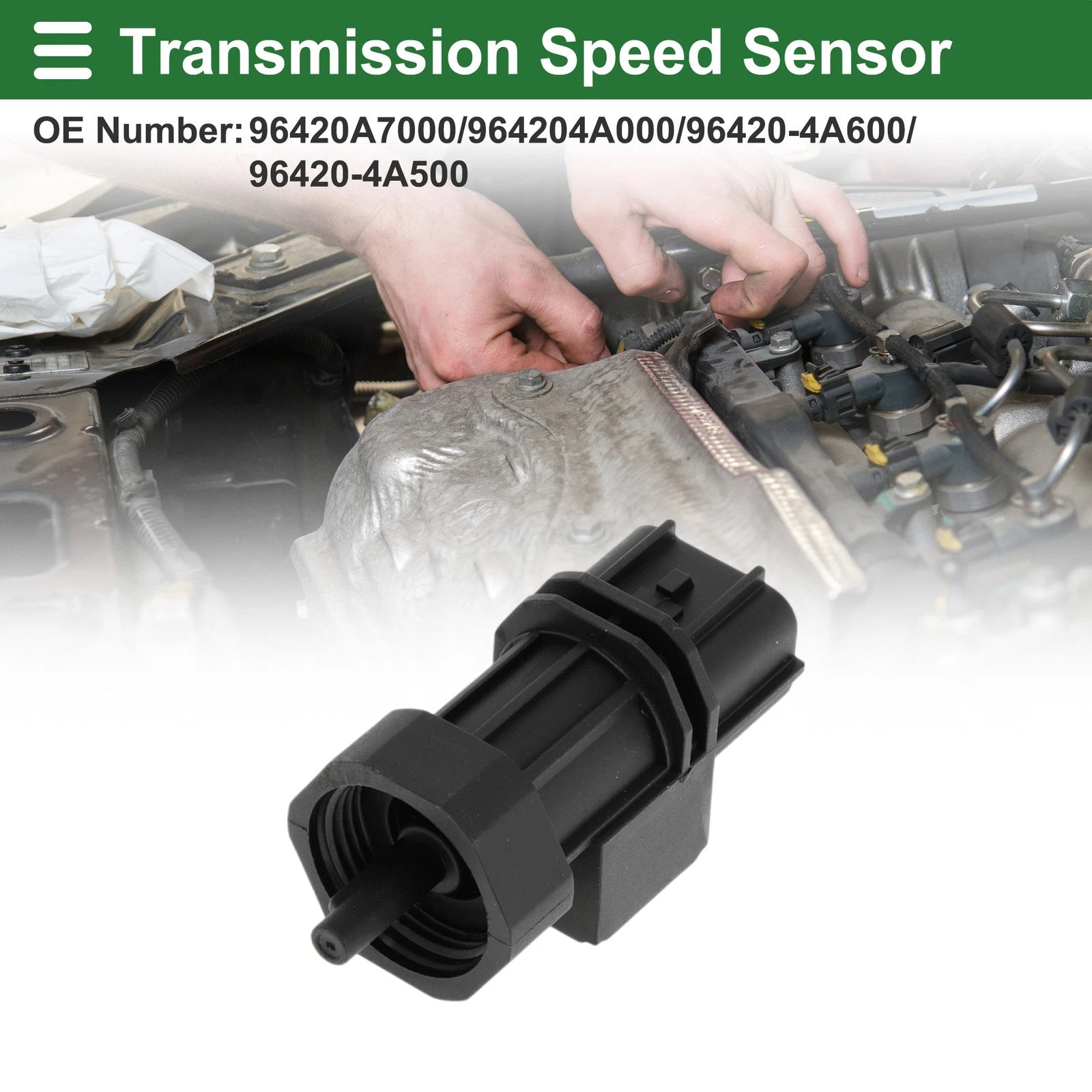 1 Pc Transmission Speed Sensor No.96420A7000 for Hyundai Accent (2016–2017)