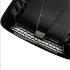 Hood Vent Scoop Cover for Universal Car Exterior Air Intake Grille Trim Black
