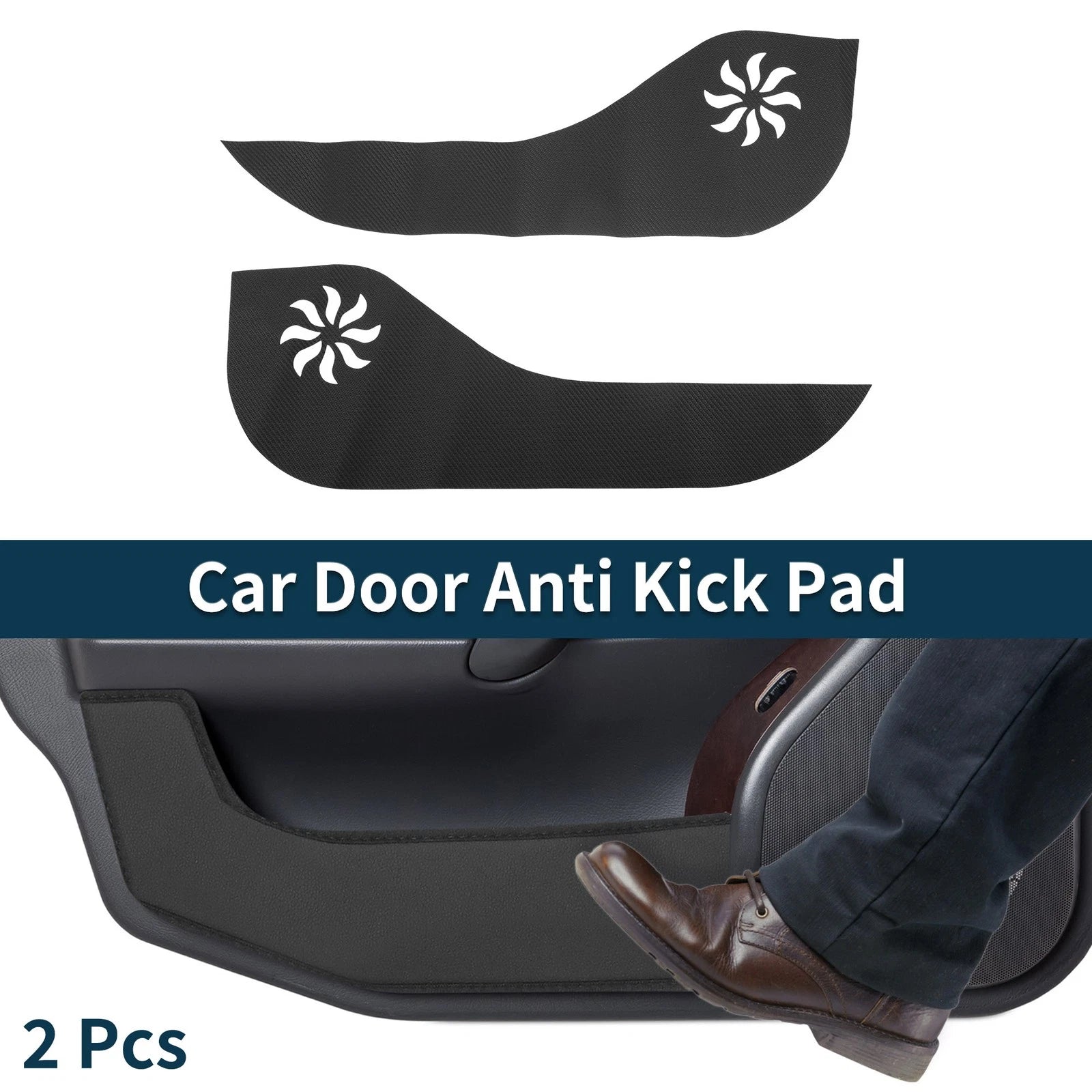 Leather Anti Kick Pad Sticker for Toyota Noah (80 Series) (ZWR80W ZRR80W)
