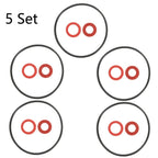 Set of 5 Carburetor Float Bowl Gasket Washers for Honda GX240 GX270 GX340 GX390