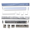 Diamond Grade 16pc 4 3/4" Rocker Panels for 17-24 Ford Superduty Crew Cab Duall