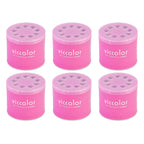 Set of 6 VicColor White Musk Air Fresheners for Automotive Use