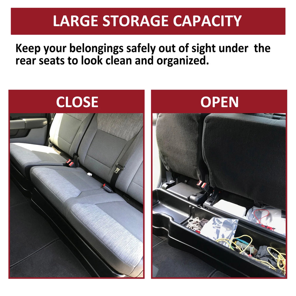 Under Seat Storage Box for Ford F150 (2015–2025) Super Crew Cab