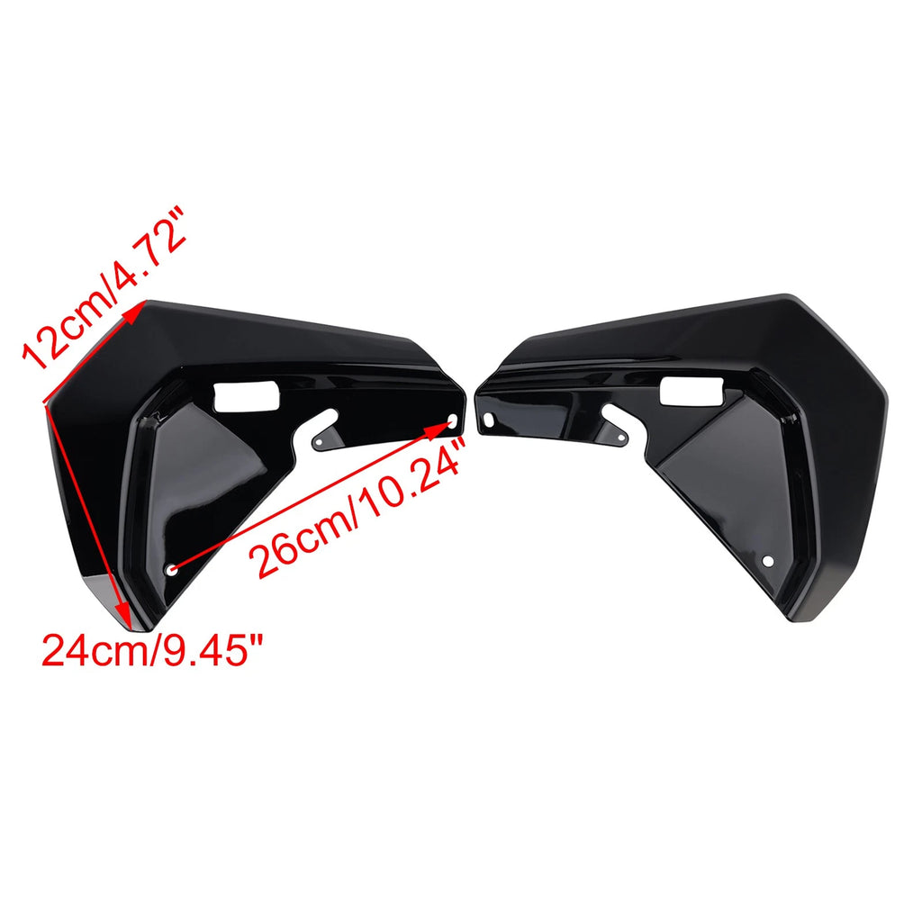 Windshield Plate Side Panels for BMW R1300GS (2024–2025) Black