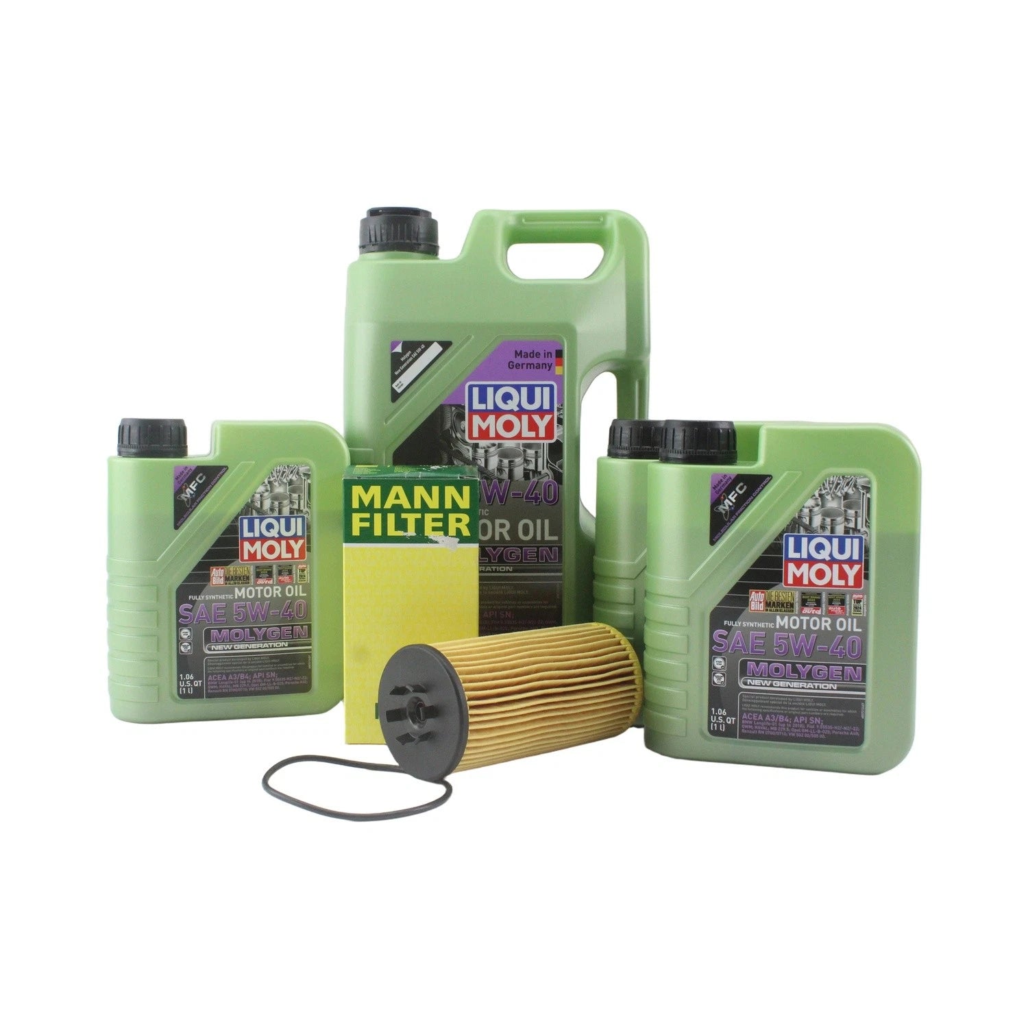 Oil Change Kit 5W-40 for Audi A8 Quattro 4.2L (2000–2002) - 8L Liqui Moly Molygen