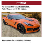 Set of 4 Splash Guards for Chevy C7 Corvette Stingray/Z06 (2014–2019)