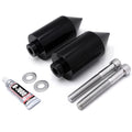 Black Spike Frame Slider Crash Protector for Yamaha FZ6/FZS600 (2004–2012)