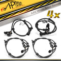 Set of 4 ABS Wheel Speed Sensors for Chrysler PT Cruiser (2004–2010)