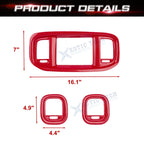Dash Navigation Screen Air Vent Outlet Molding Cover for Dodge Charger (2015-2023)