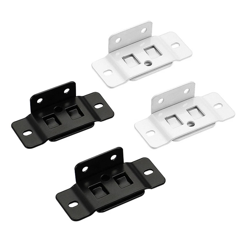 2X L Shaped Shelf Support Fastening Parts 2in1 Connector for Furniture