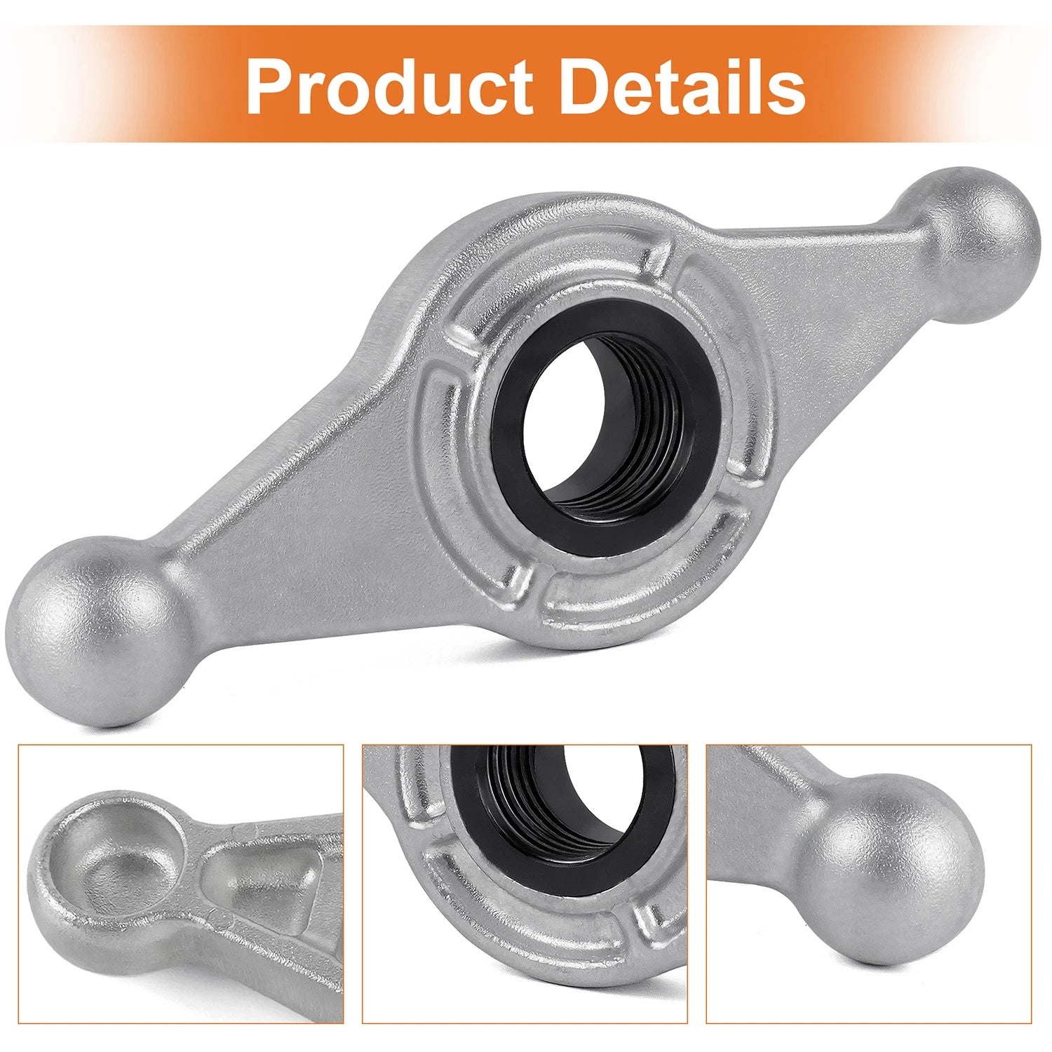 40MM Shaft Manual Hub Wing Nut - 8MM Thread Pitch for Hunter DSP