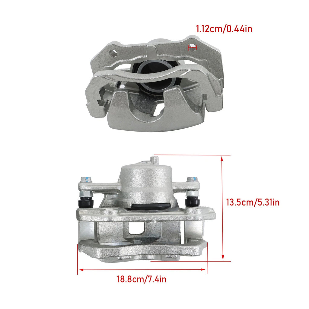 2X Brake Calipers with Bracket for Suzuki Grand Vitara (2006–2013)