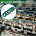 Set of 5 Oil Seal Rotary Shaft Seal 12x20x7mm High Pressure Green